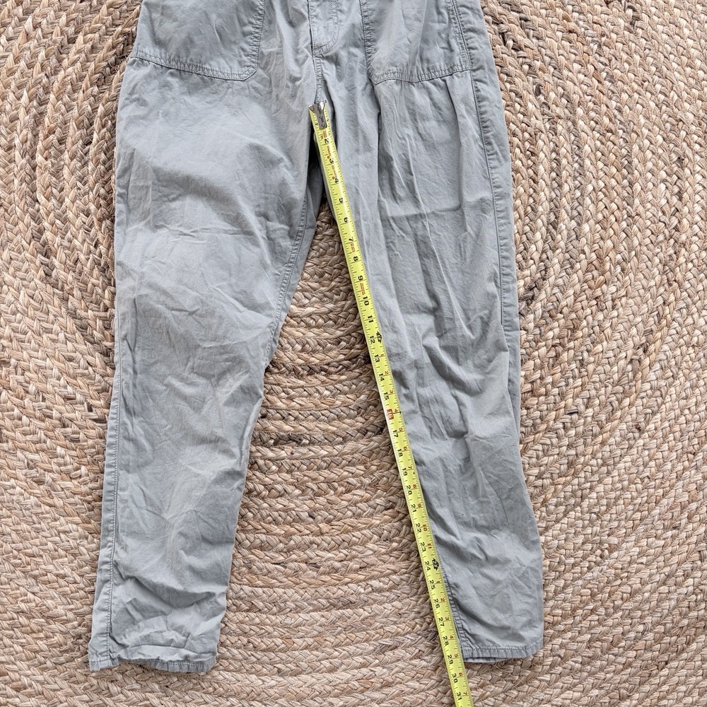 Abercrombie & Fitch Pants Womens Medium Sage Green Paperbag Utility Joggers - Picture 6 of 7